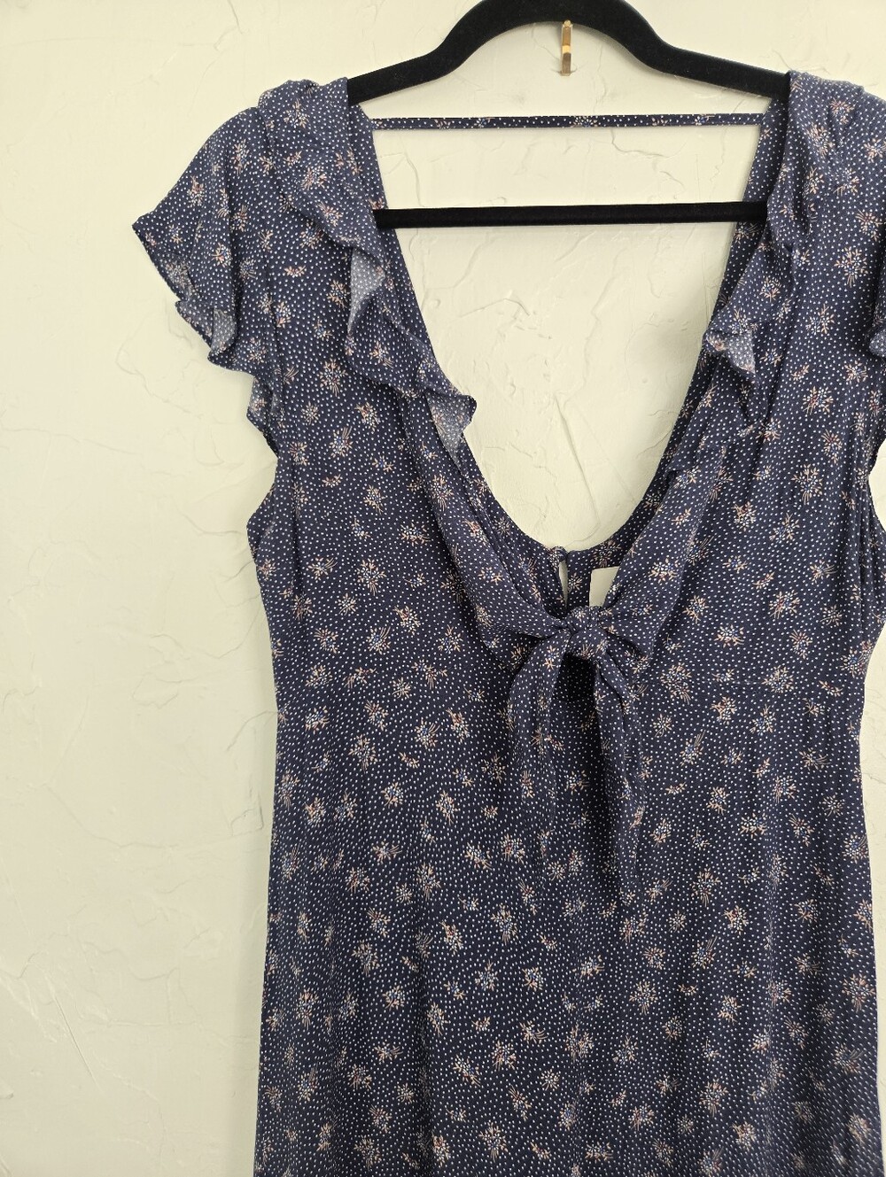 Auguste the Label Blue Floral Tied Bust Jasmine Dress, 8 - Picture 2 of 14